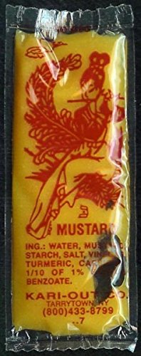 Mustard  Sauce Lady Design Packets