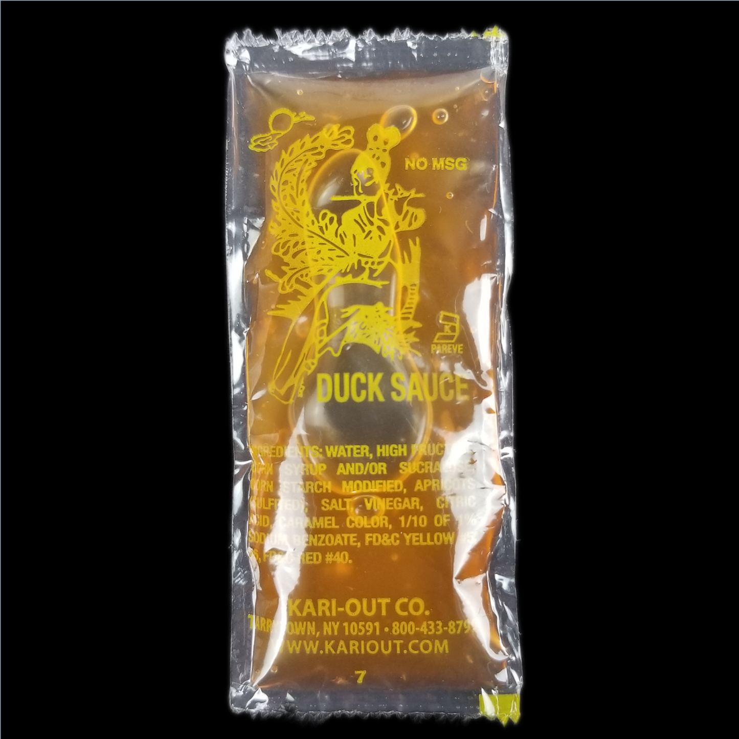 Duck Sauce Lady Design Packets